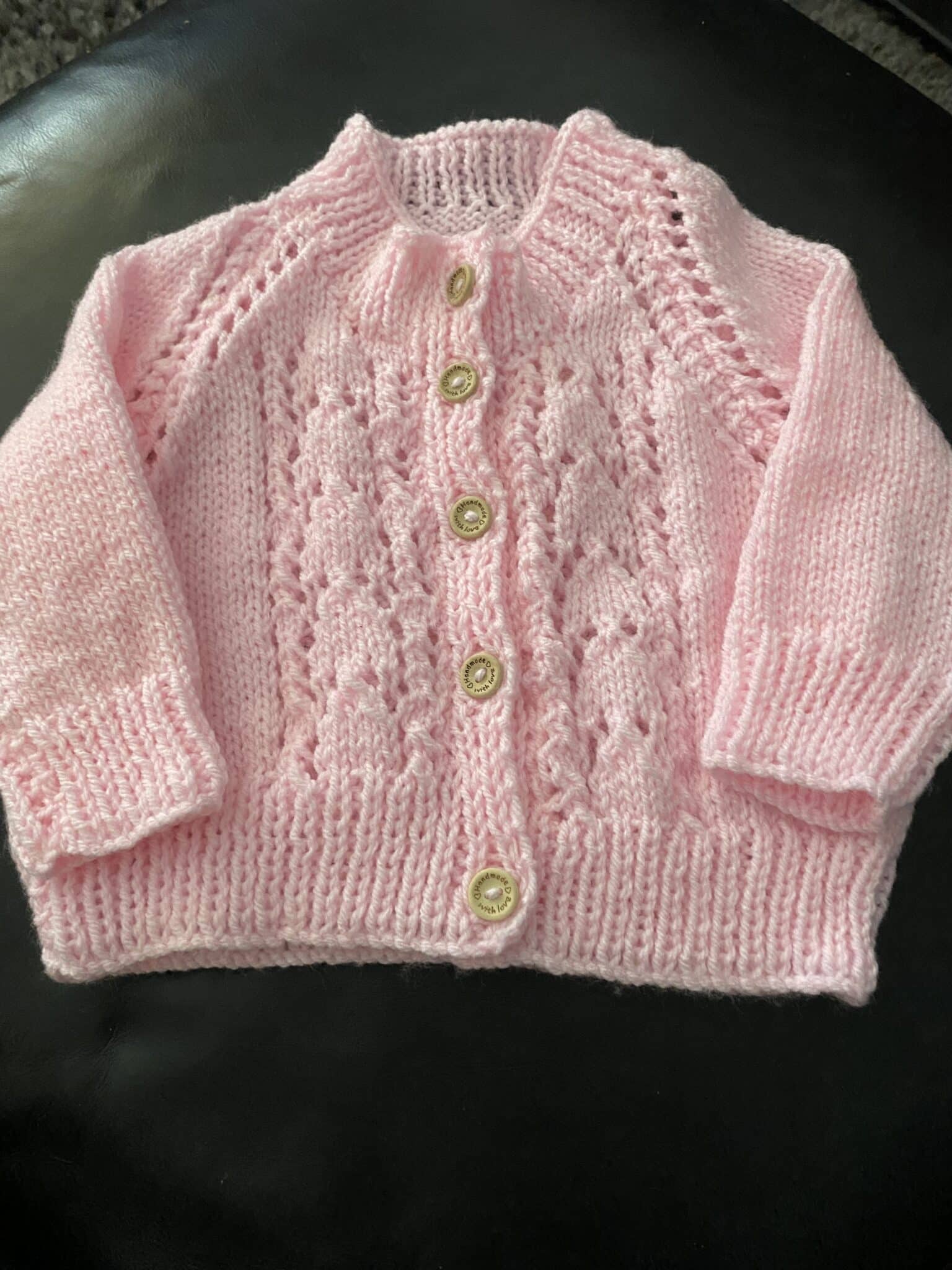Pink cardigan 9-12 months - main product image