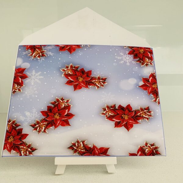 Handmade Luxury 3D Decoupage Christmas Card “Santa/Sledge” 7×7 - product image 5