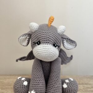 Handmade Crochet Dragon