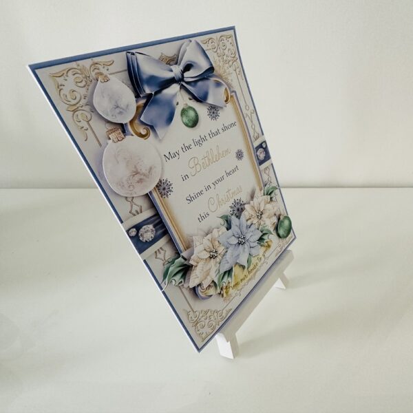 Handmade 3D decoupage Christmas Bauble Christmas Card - product image 2