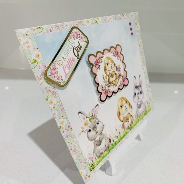 To a Special Little Girl 7×7 Handmade Easter Card - product image 2