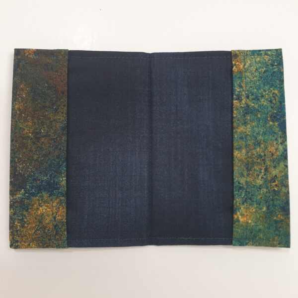 Fabric UK Passport Holder with a rustic fabric design– 007 - product image 2