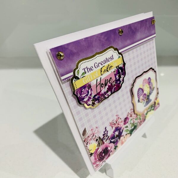 Handmade “The Greatest Gift of Easter is Hope” 6×6 Greeting Card - product image 2