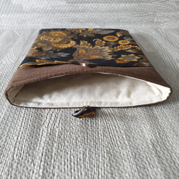 Book or Kindle Sleeve Lined and Padded with Button Fastening - product image 5