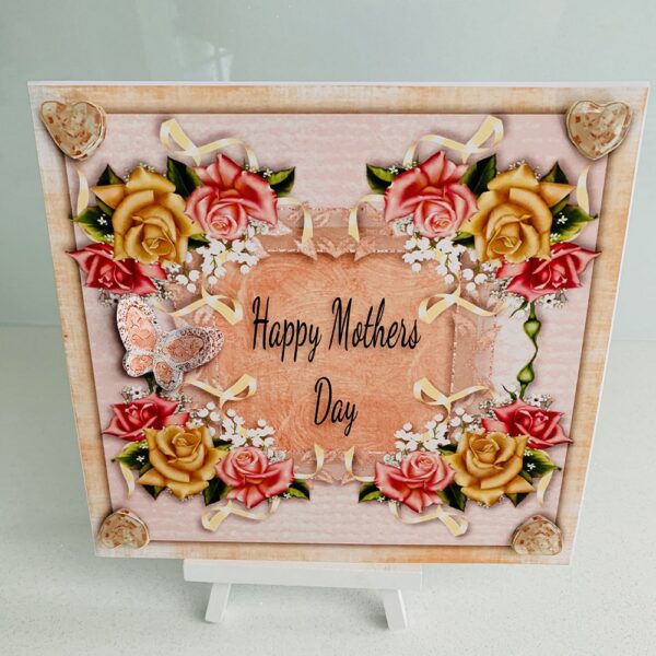 Handmade Mothers Day 8×8 Greeting Card - main product image