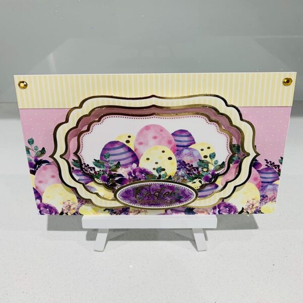 Handmade “Easter Blessings” 7×5 Greeting Card - main product image