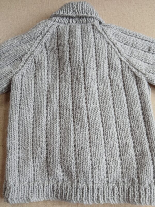 Handknitted baby boy’s cardigan. Approx 9 to 12 months old. All proceeds to charity. - product image 5