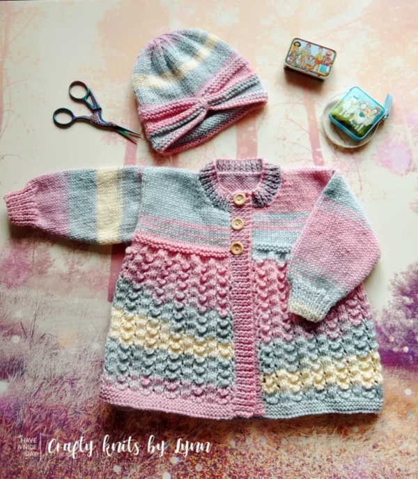 Vintage matinee coat and hat. - main product image