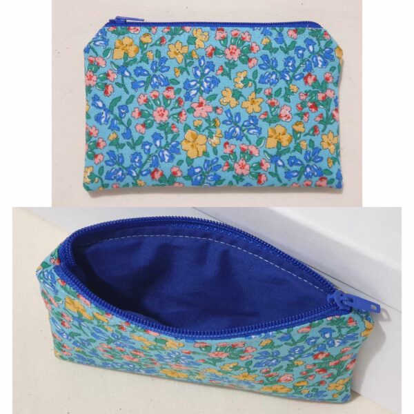 Liberty of London Fabric Coin Purses 100% Cotton- Lined and with zip closure. 005 - product image 3