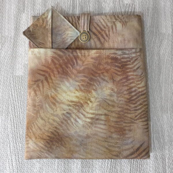 Book Sleeve or Kindle Sleeve Medium, Padded and Lined with Pocket and Button - product image 5