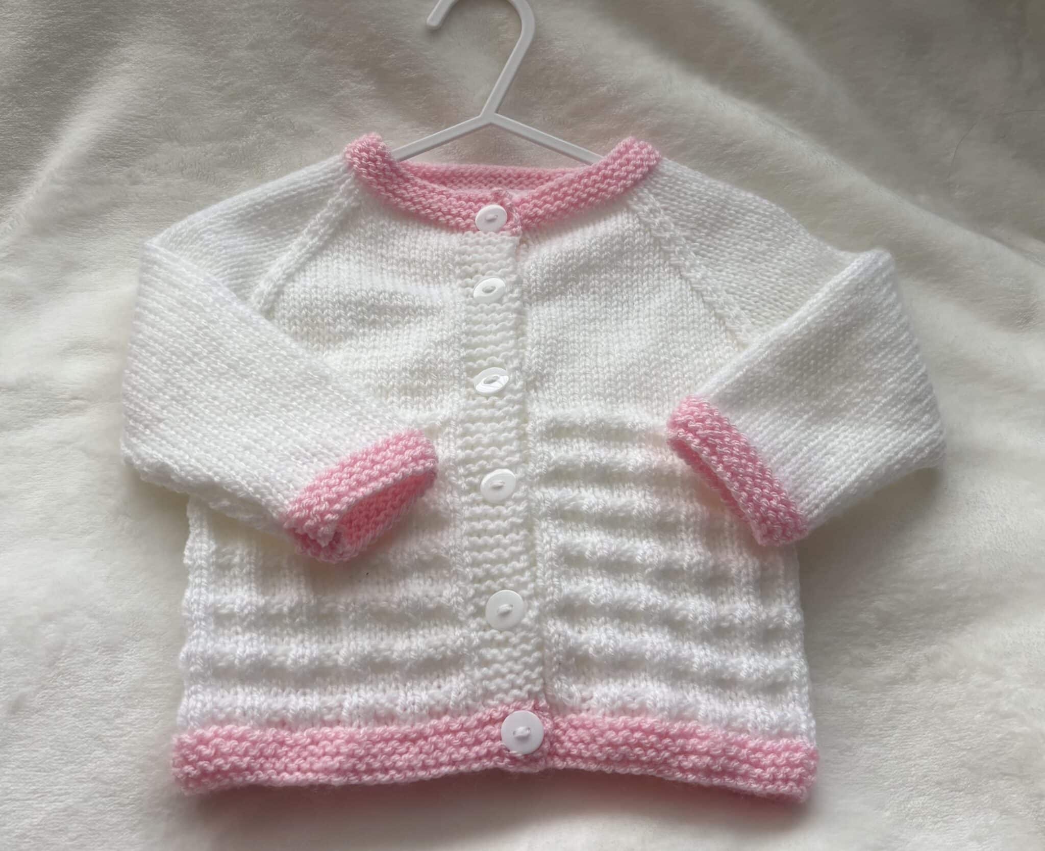 Hand knitted Baby Girl Cardigan - main product image