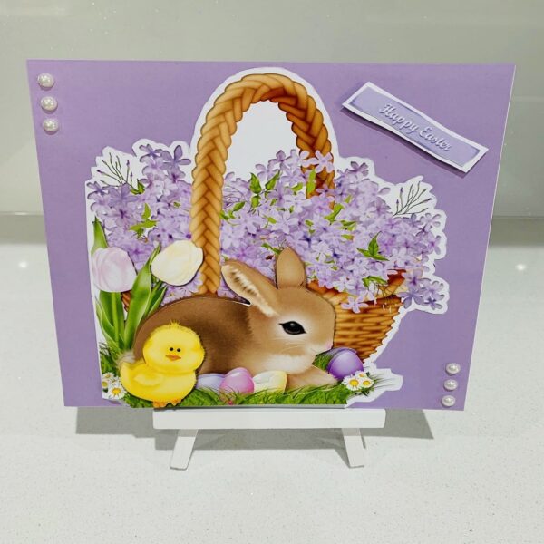 Handmade Happy Easter 7×7 Greeting Card - main product image