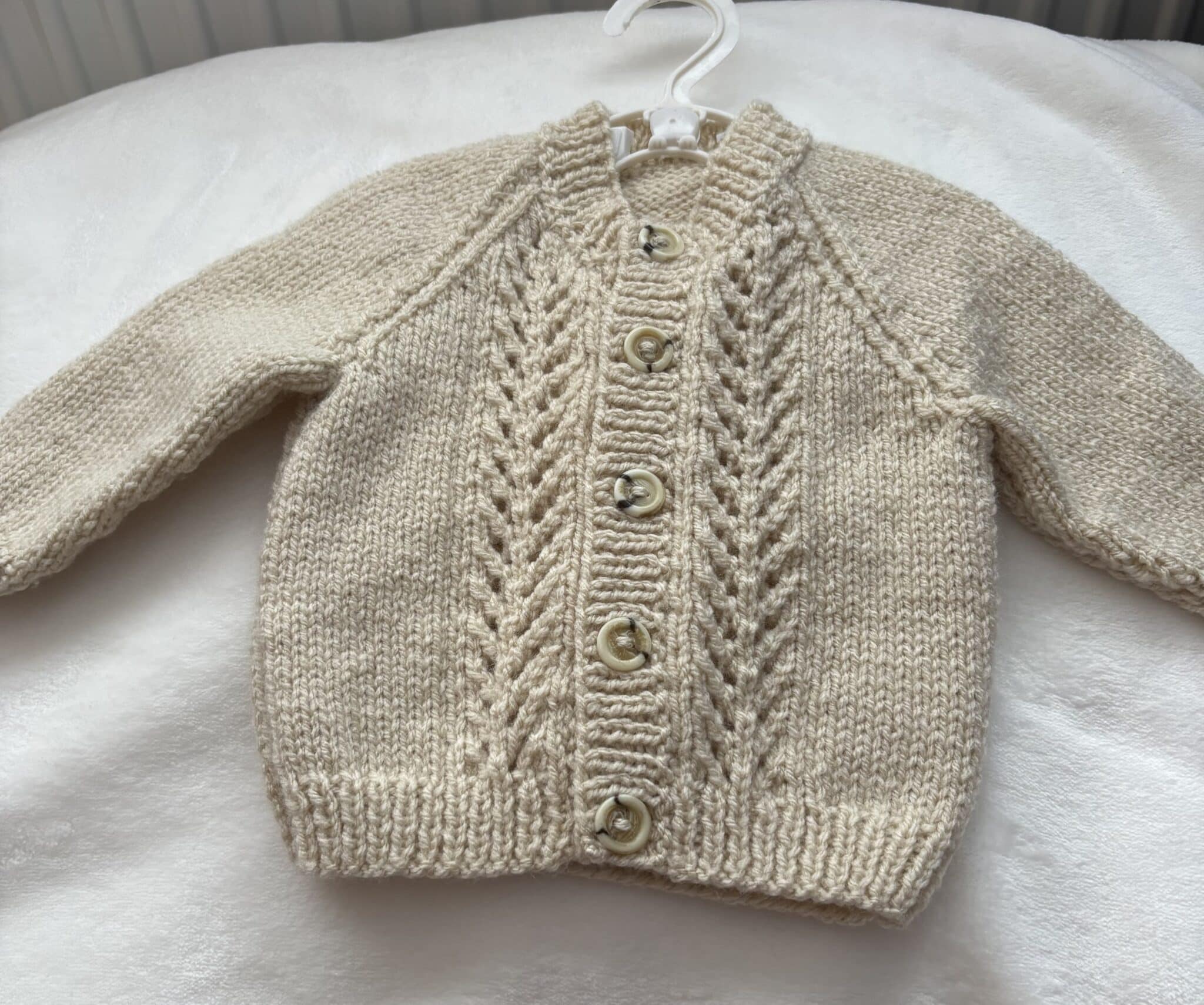 Hand knitted Baby Cardigan 0-3 months - main product image