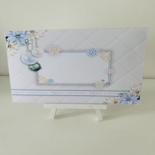 Handmade 3D decoupage Christmas Bauble Christmas Card - product image 4