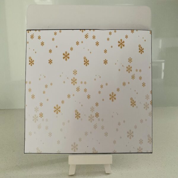 Handmade 3D decoupage Christmas card, “Baubles” 7×5 - product image 4