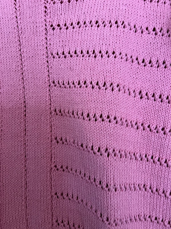 Ladies hand knitted cotton top chest 38” new - product image 2