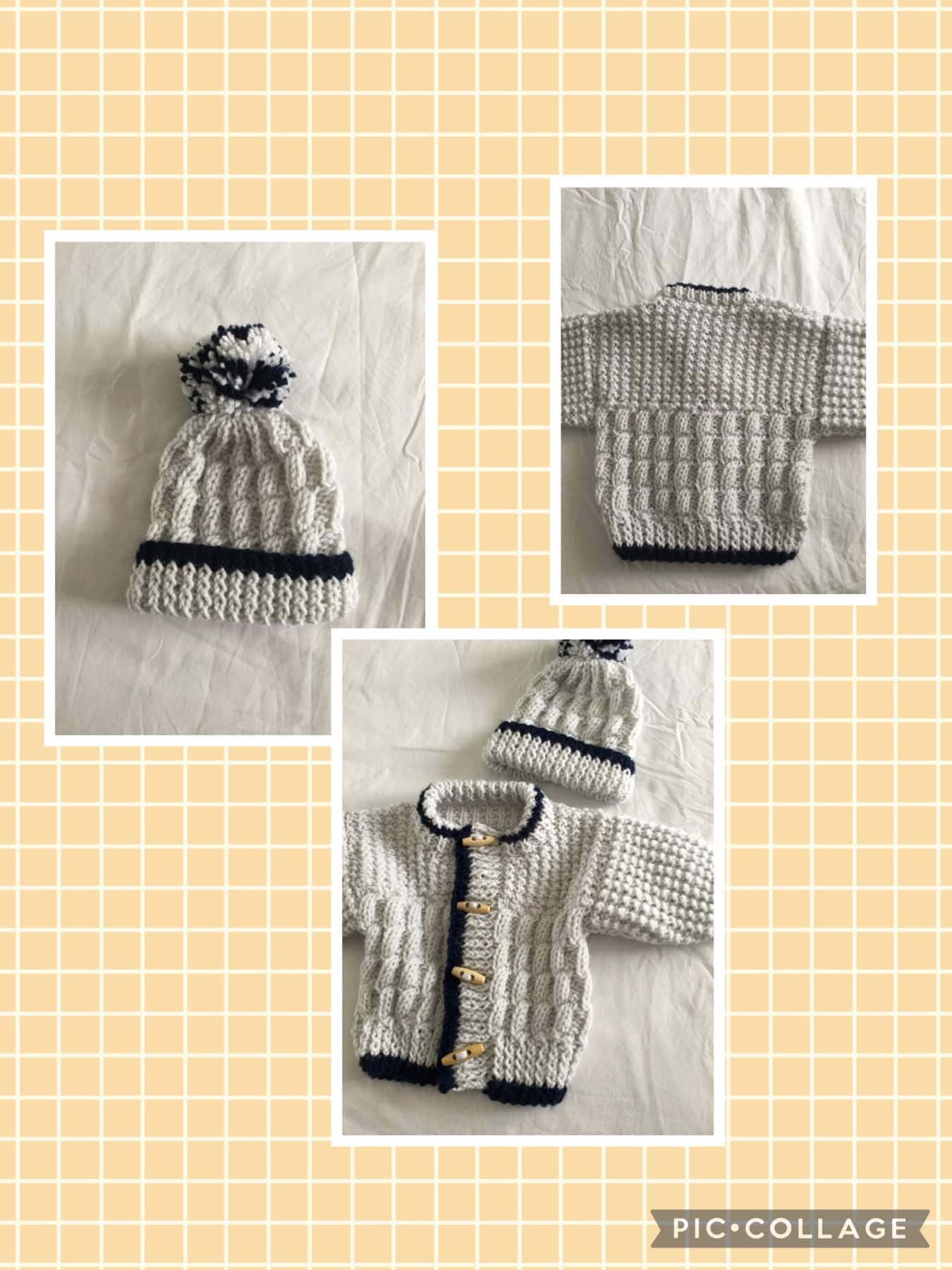 Aran baby boy set 0-3 months - main product image