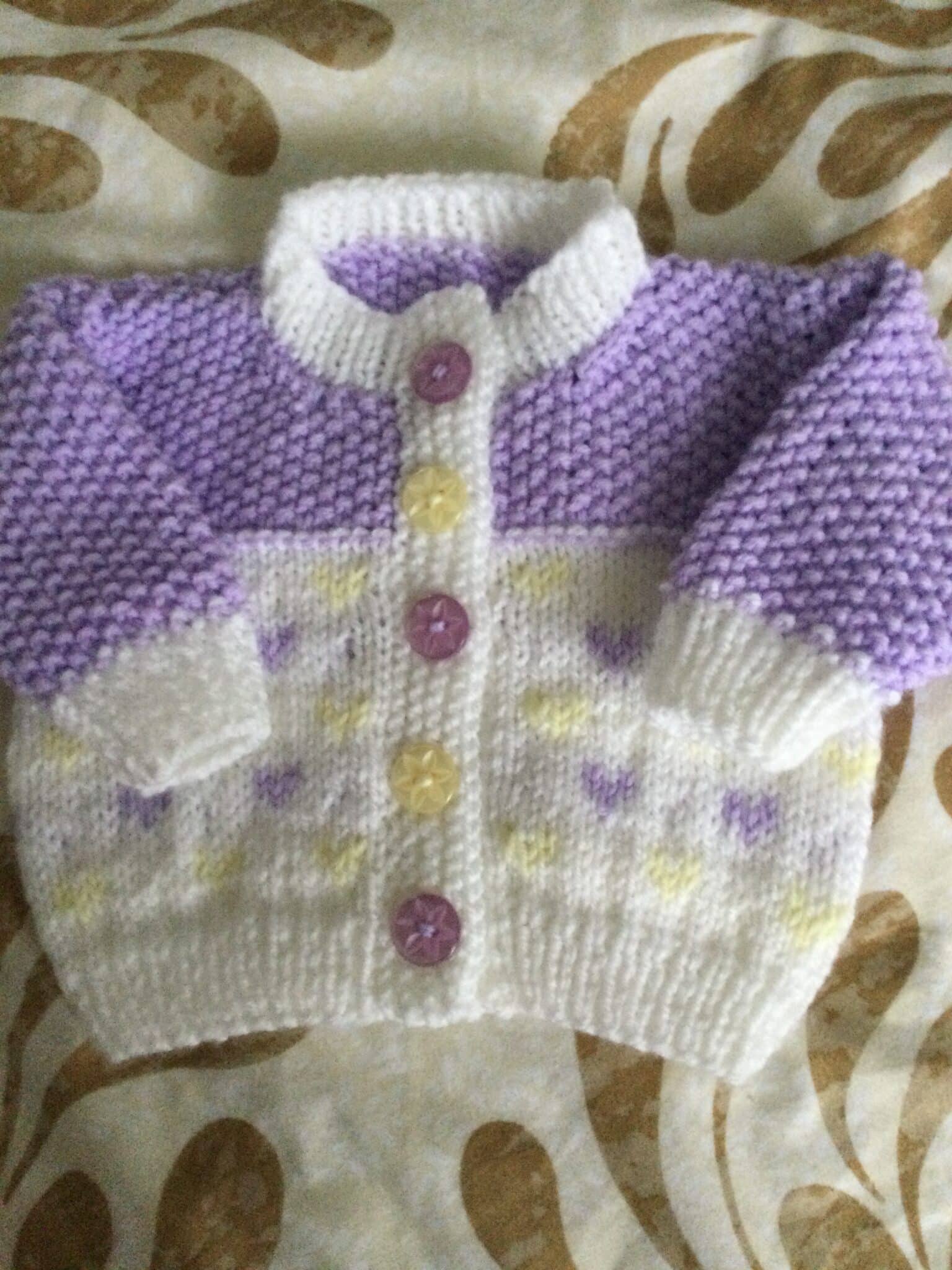 Baby patterned cardigan - main product image