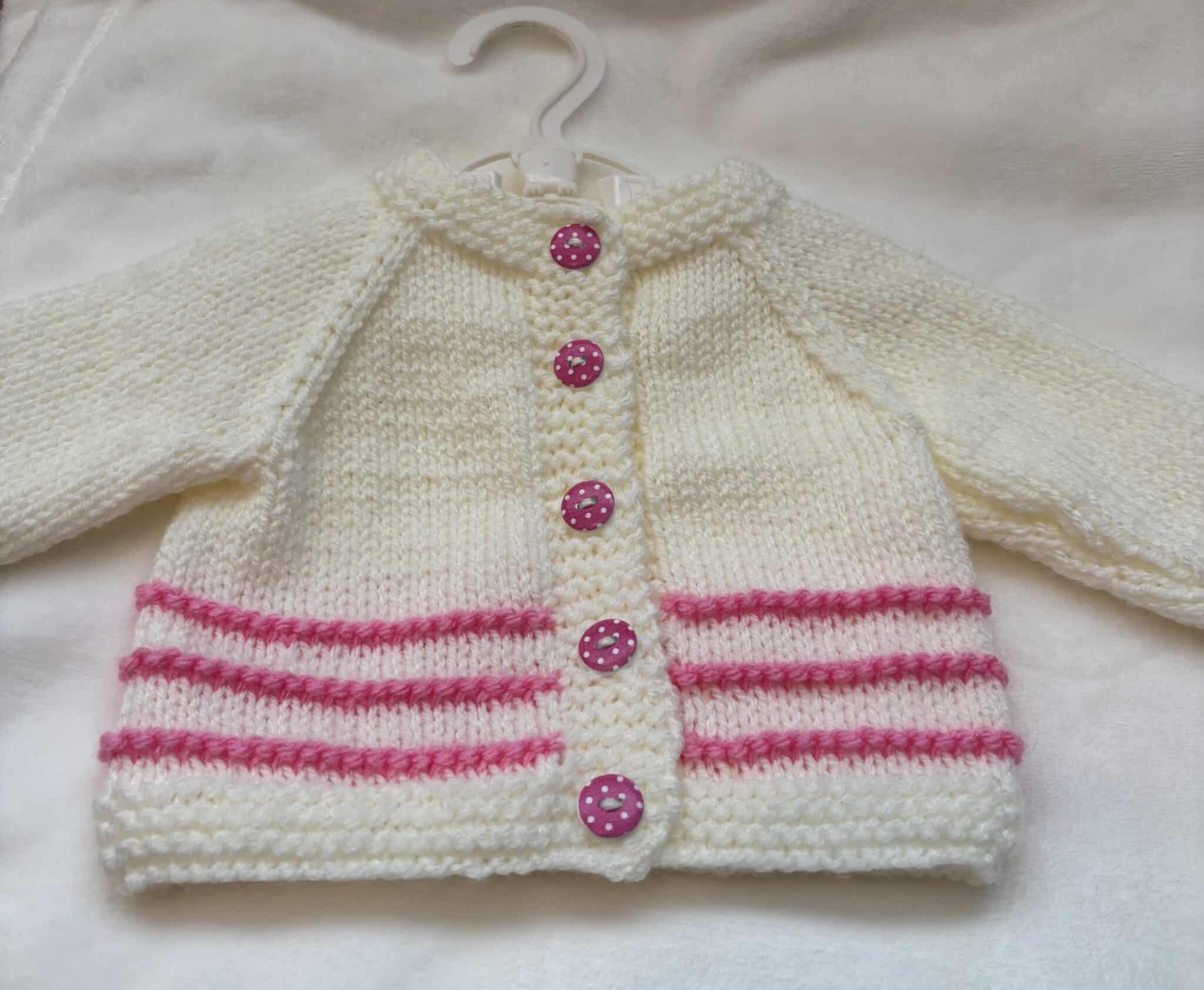 Hand Knitted Baby Cardigan - main product image