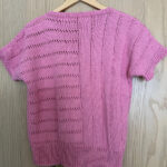 Ladies hand knitted cotton top chest 38” new