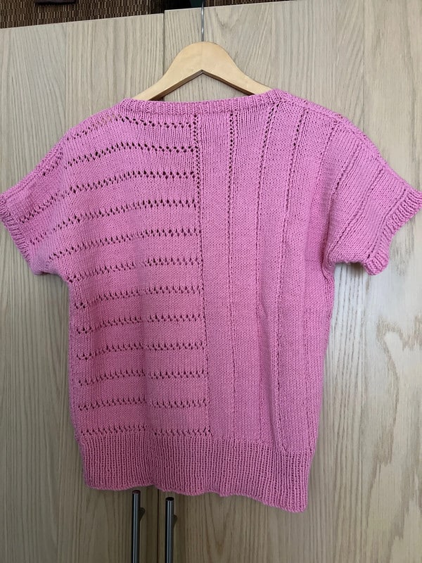 Ladies hand knitted cotton top chest 38” new - product image 3