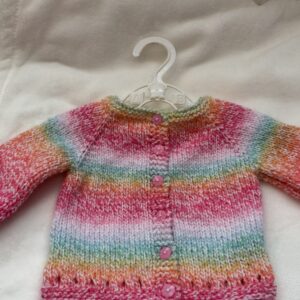 Hand knitted Baby Cardigan Newborn