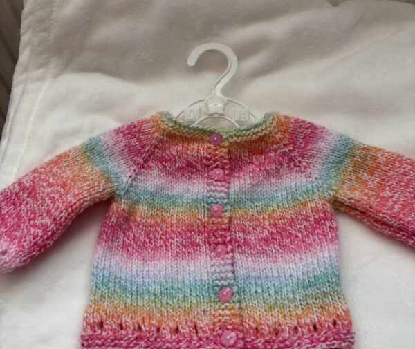 Hand knitted Baby Cardigan Newborn - main product image