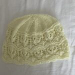 Cream Lacy matinee set.