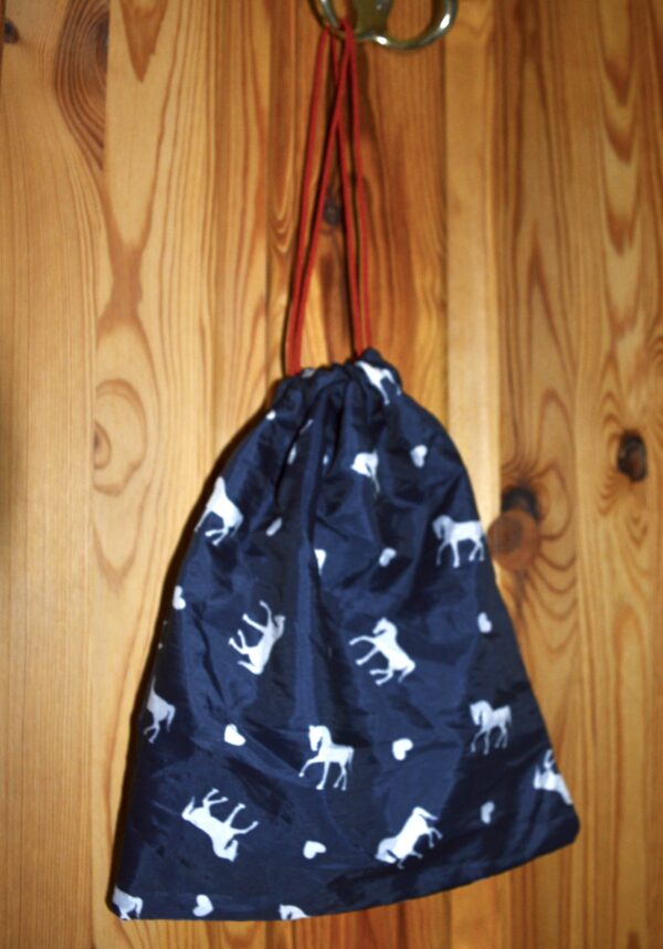 Horse or Pony design drawstring wash bag - product image 2
