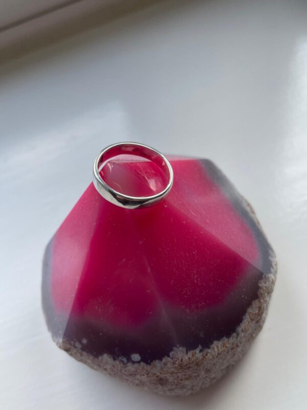 Solid Silver Ladies ring with Hallmark - product image 3