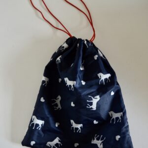 Horse or Pony design drawstring wash bag
