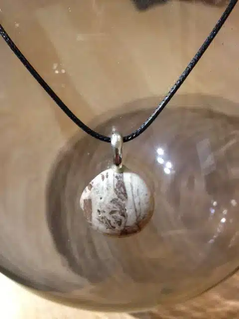 A Caramel Crystal Granite Pendant - product image 3