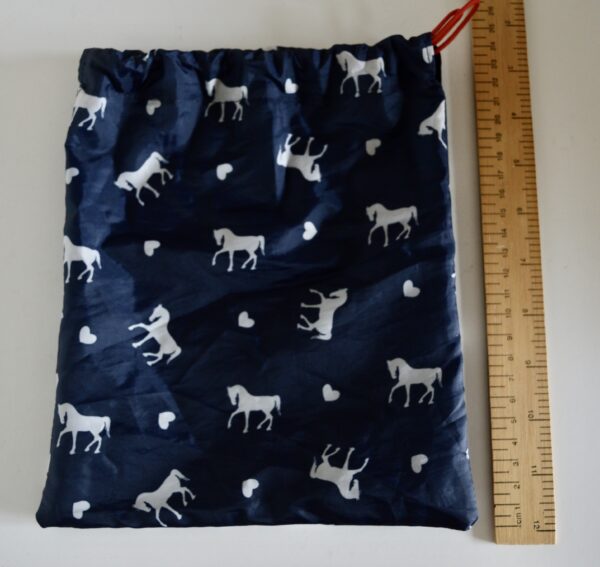 Horse or Pony design drawstring wash bag - product image 3