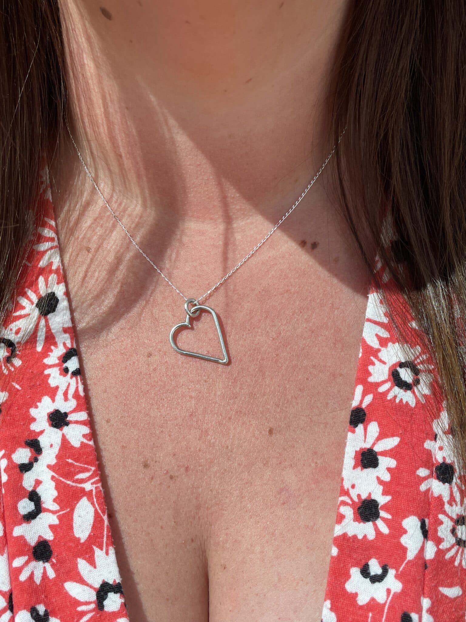 Silver Hart Necklace - main product image