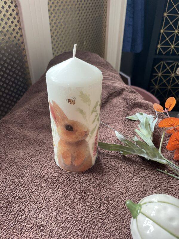 Decorated Pillar Candle - main product image