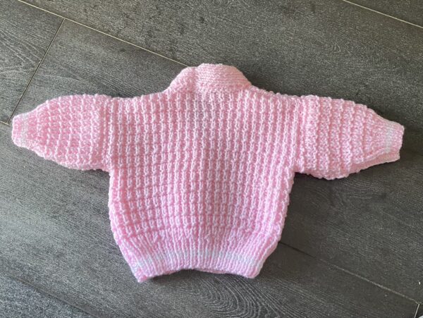 Aran cardigan & hat set 0-6 months - product image 3