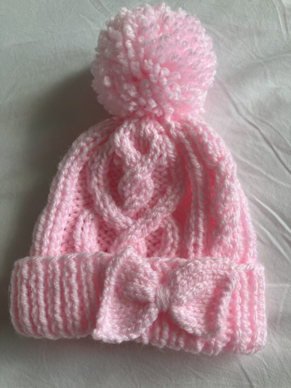 Baby pink Aran set 0-3 months - product image 3