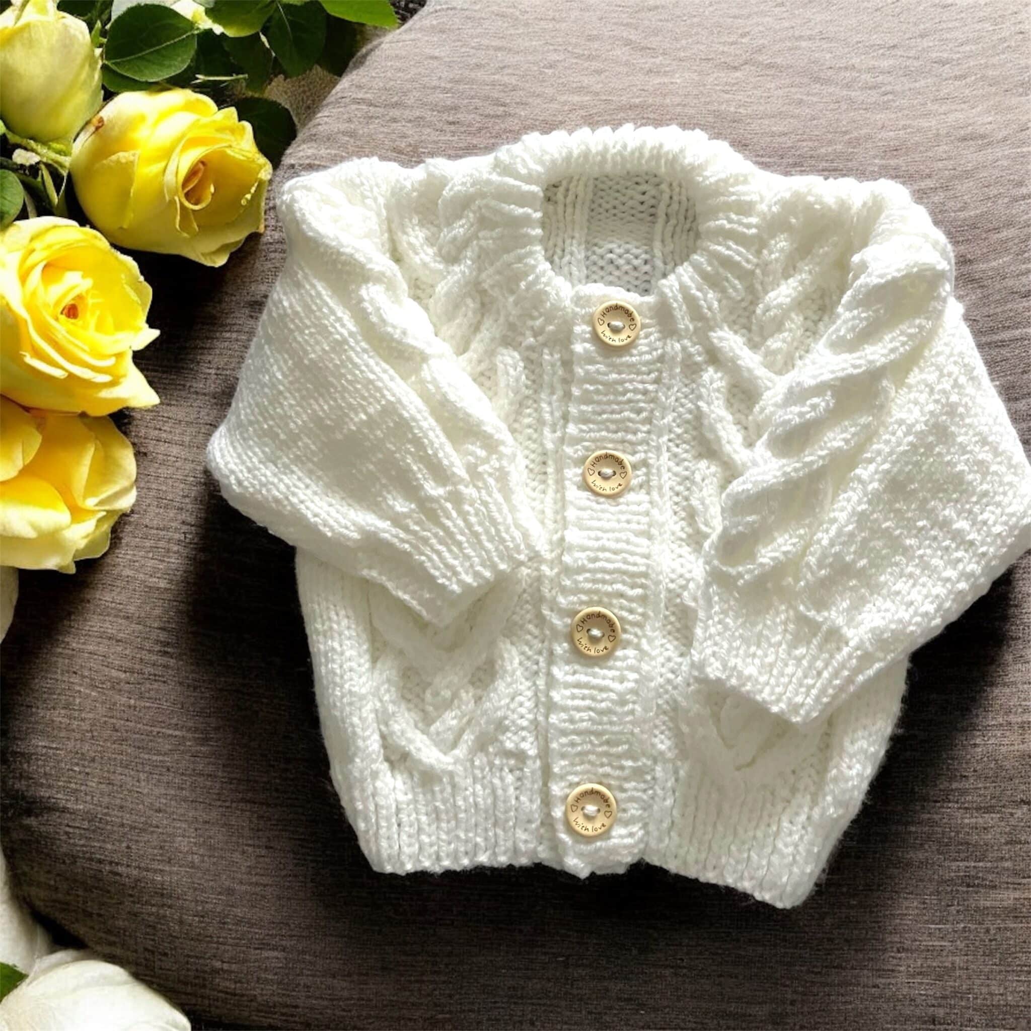 Baby Aran Cardigans 3-6 months - main product image