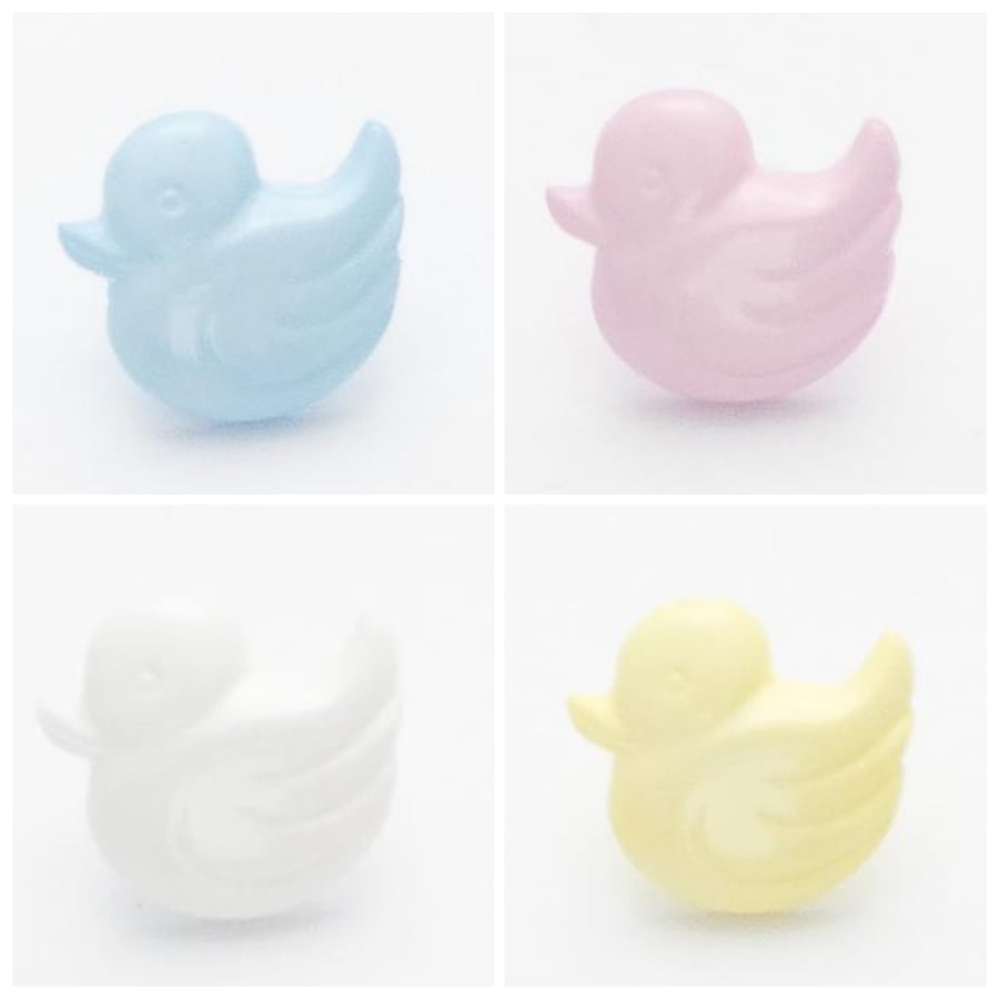 Baby duck buttons 15mm x 10 - main product image