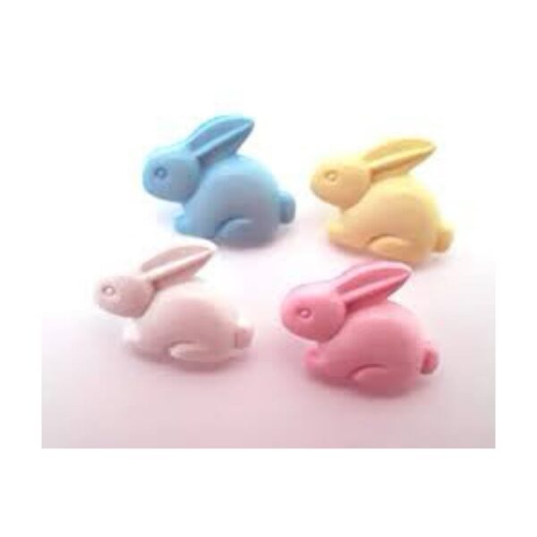Bunny rabbit baby buttons x 10 - main product image