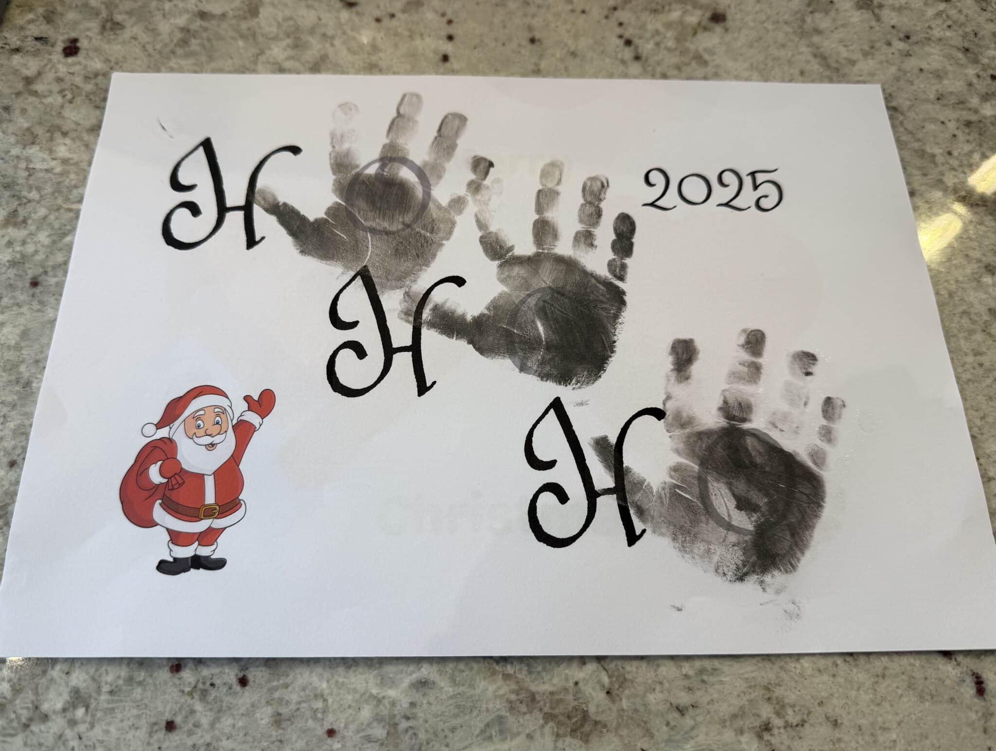 HoHoHo Handprint Card - main product image