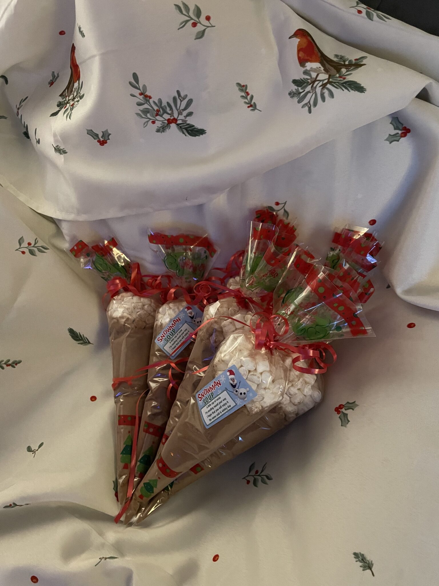 Snowman Soup chocolate cones - main product image