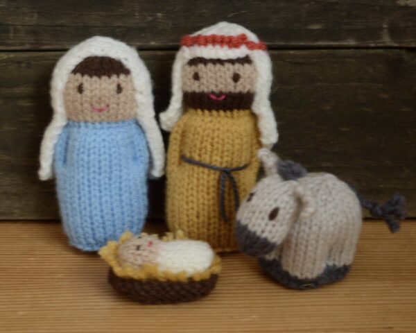 Knitted Christmas Nativity Decoration - main product image
