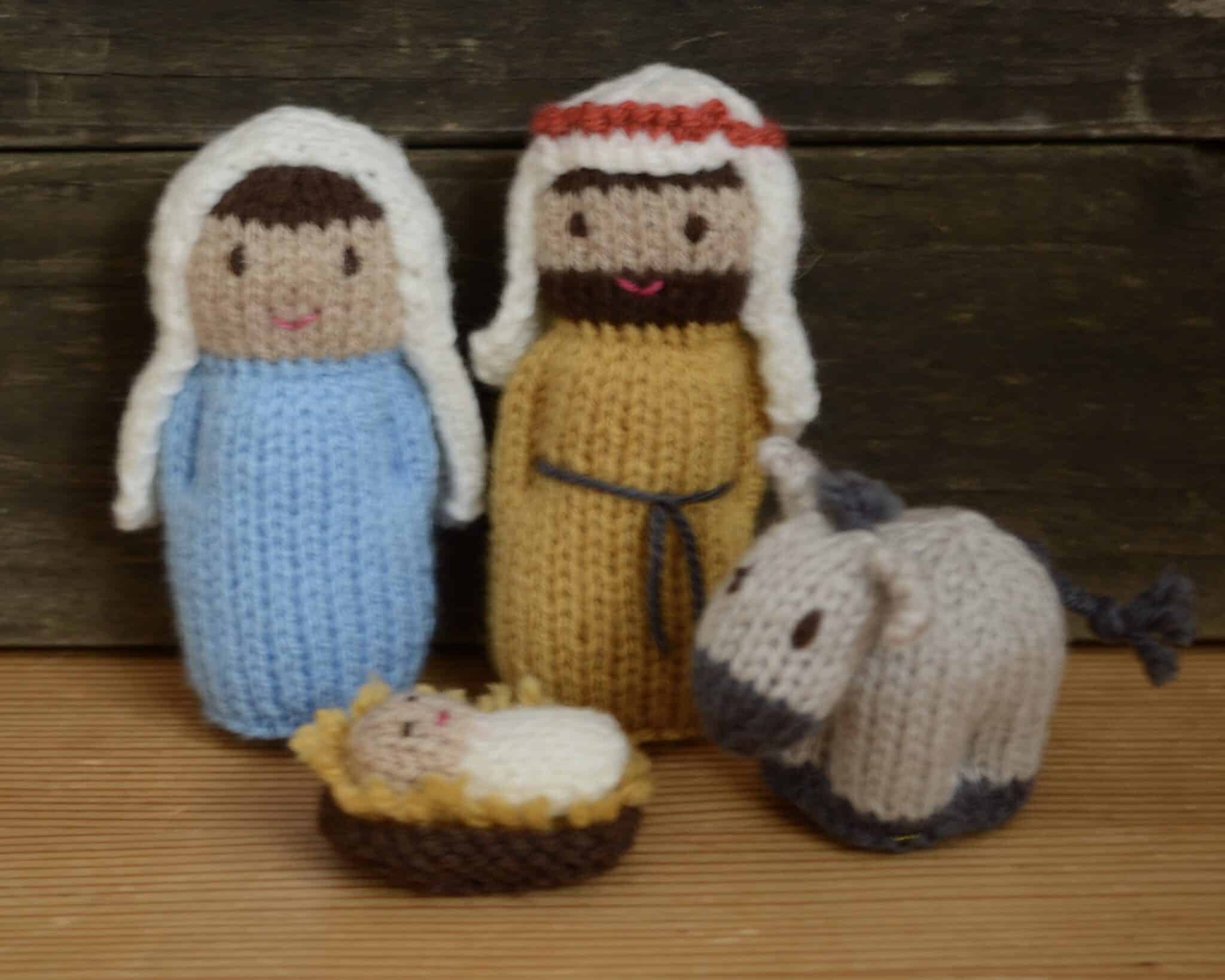 Knitted Christmas Nativity Decoration - main product image