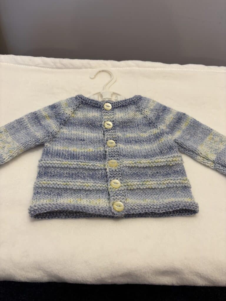 Hand Knitted Baby Cardigan 0-3 months