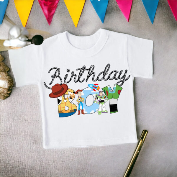 Birthday Woody Inspired T shirt Personalised - main product image