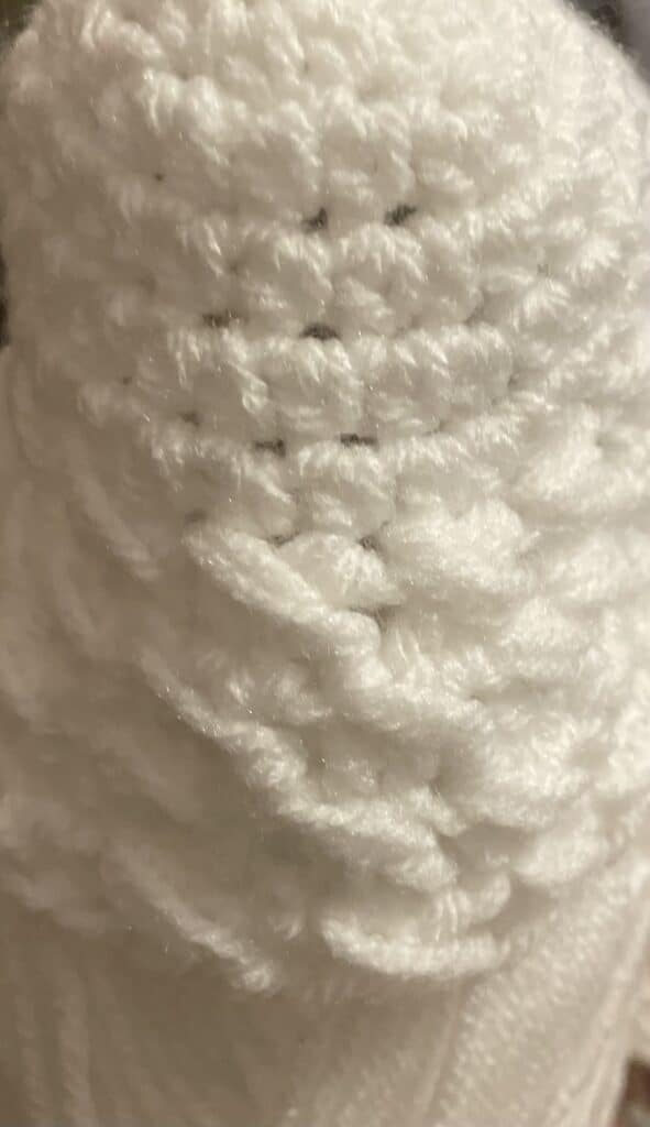 Newborn crochet beanie and nappy cover