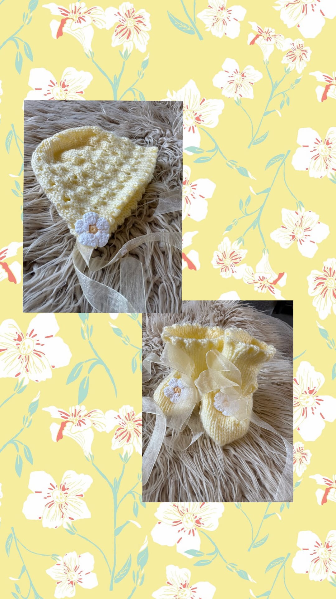 Bonnet & bootie set - main product image