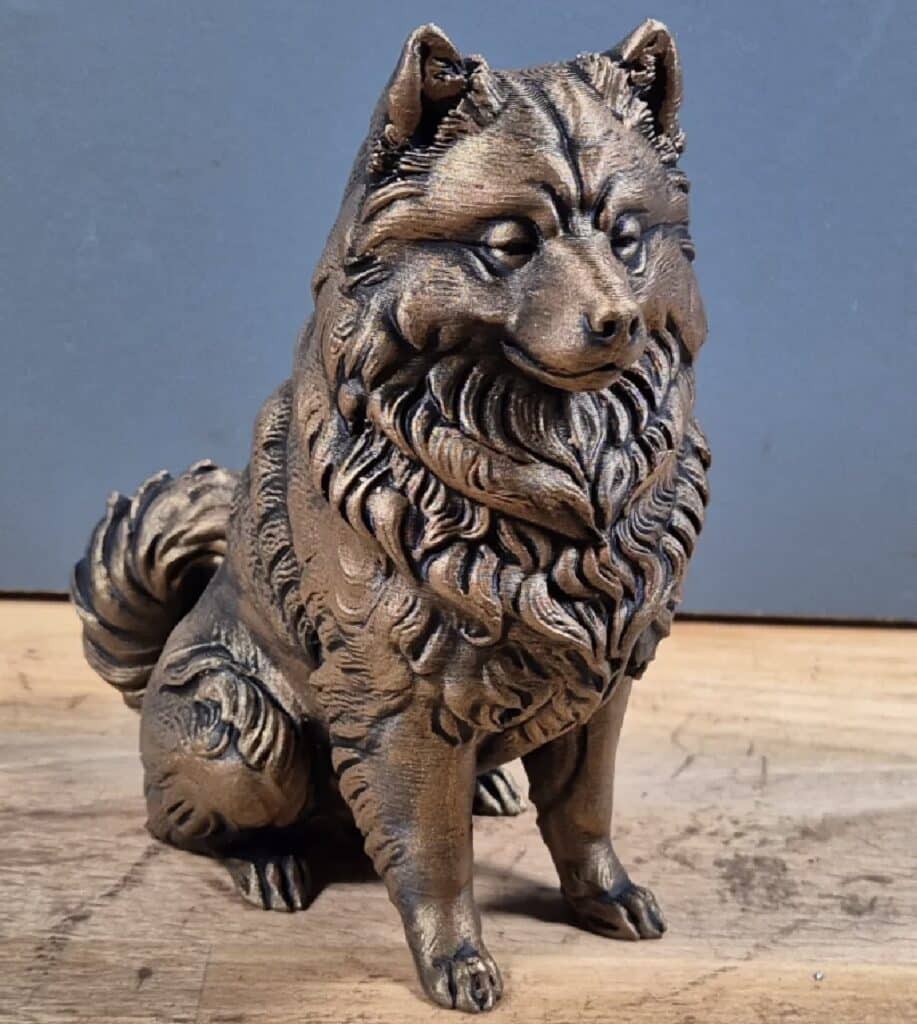 3d Printed Samoyed Dog