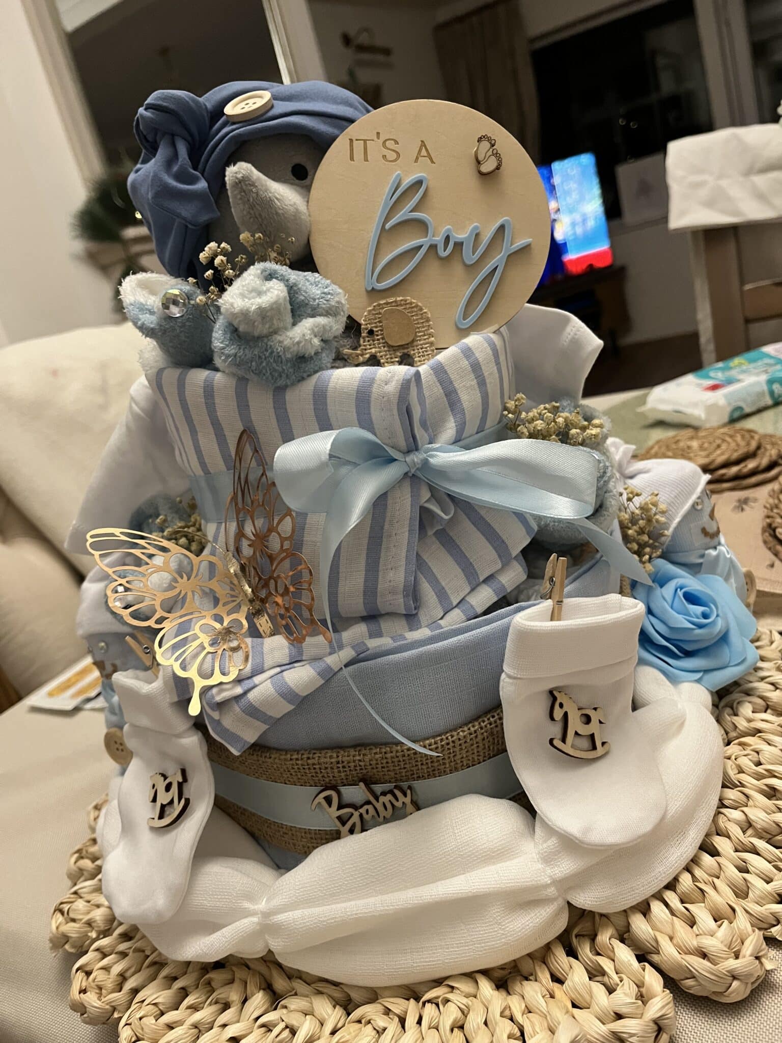 Handmade Nappie cake - main product image